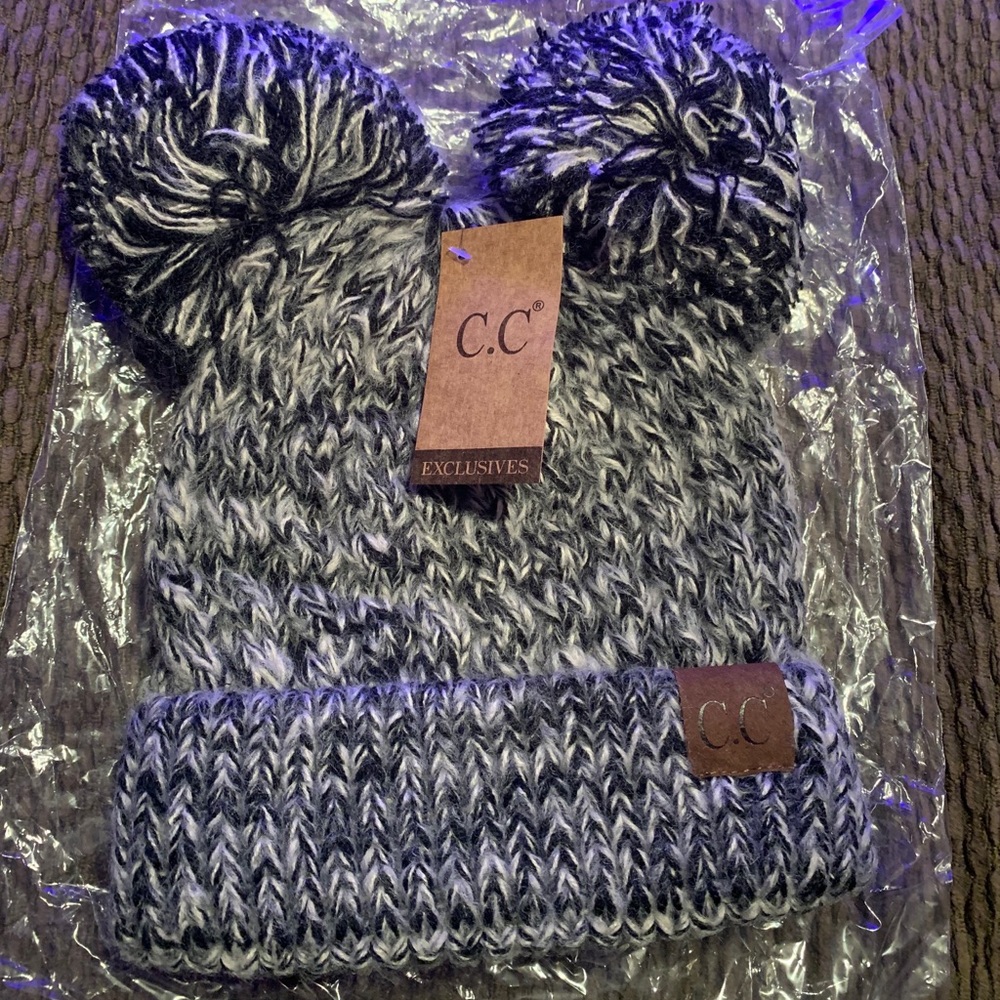 CC Winter Double Pompom Beanie